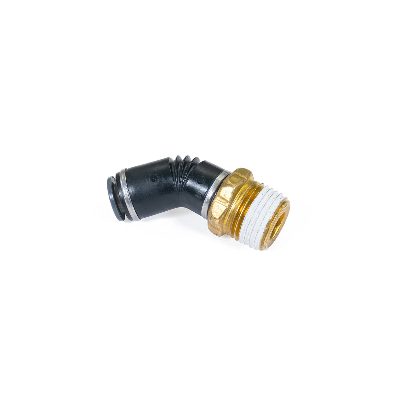 1/2" NPT to 3/8" PTC 45-Degree Elbow Fitting - Image 3