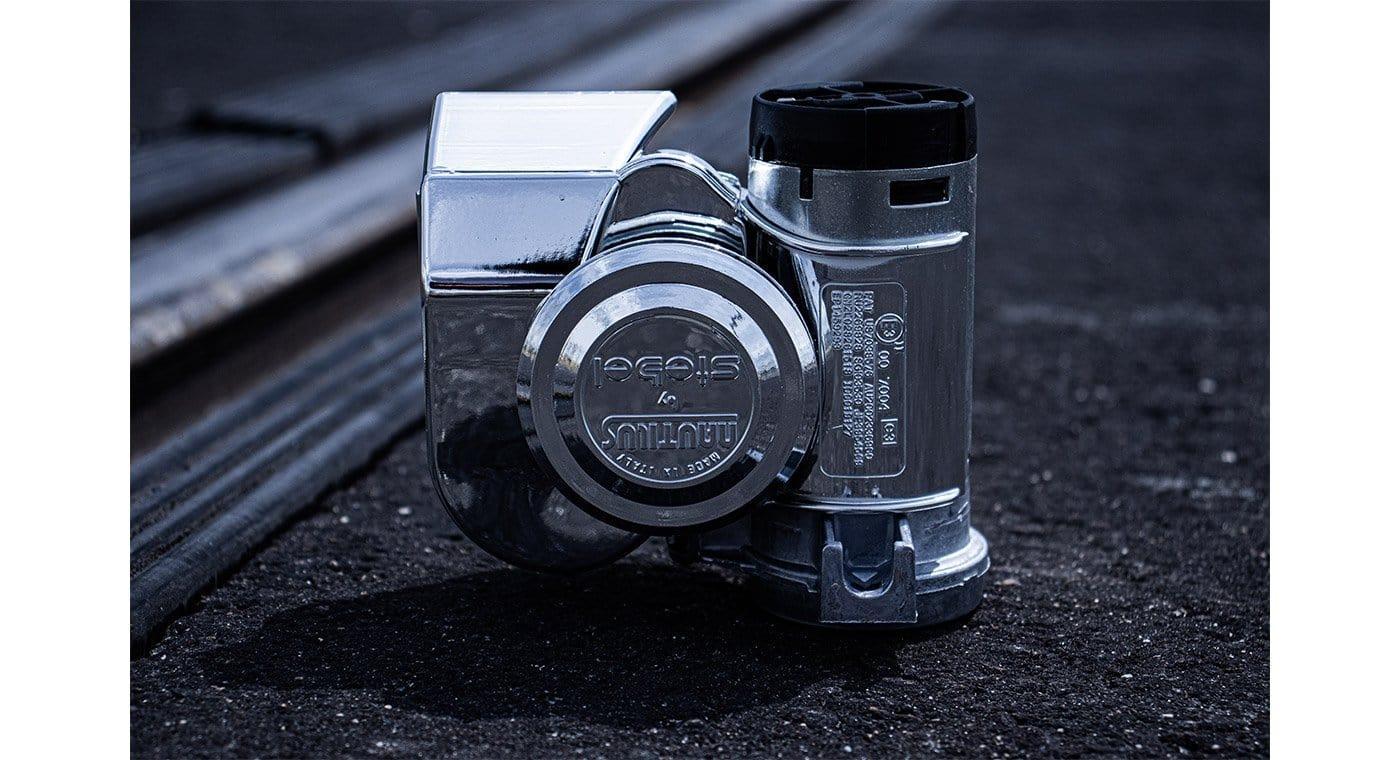 Stebel Chrome Nautilus Compact Tuning Electric Air Horn - Image 4