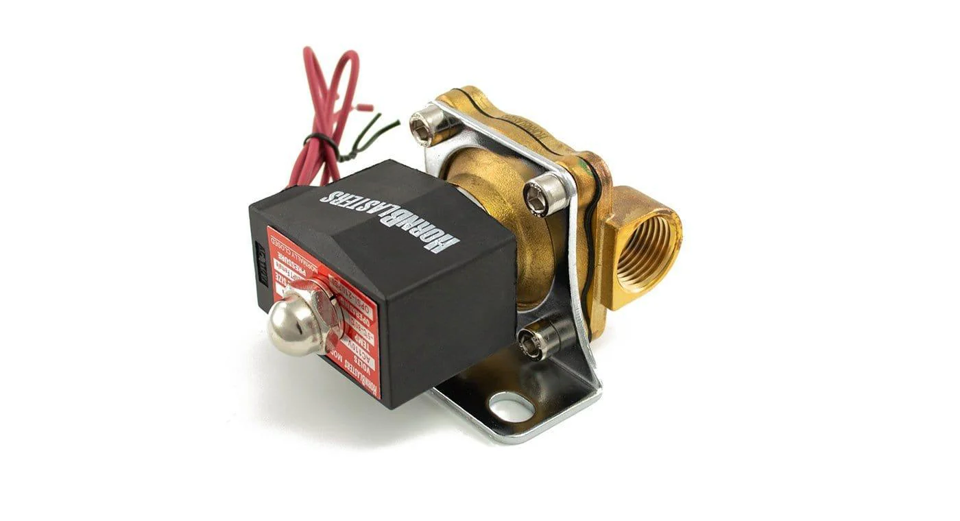 HornBlasters Brass 1/2" 110 Volt Electric Air Valve - Image 7