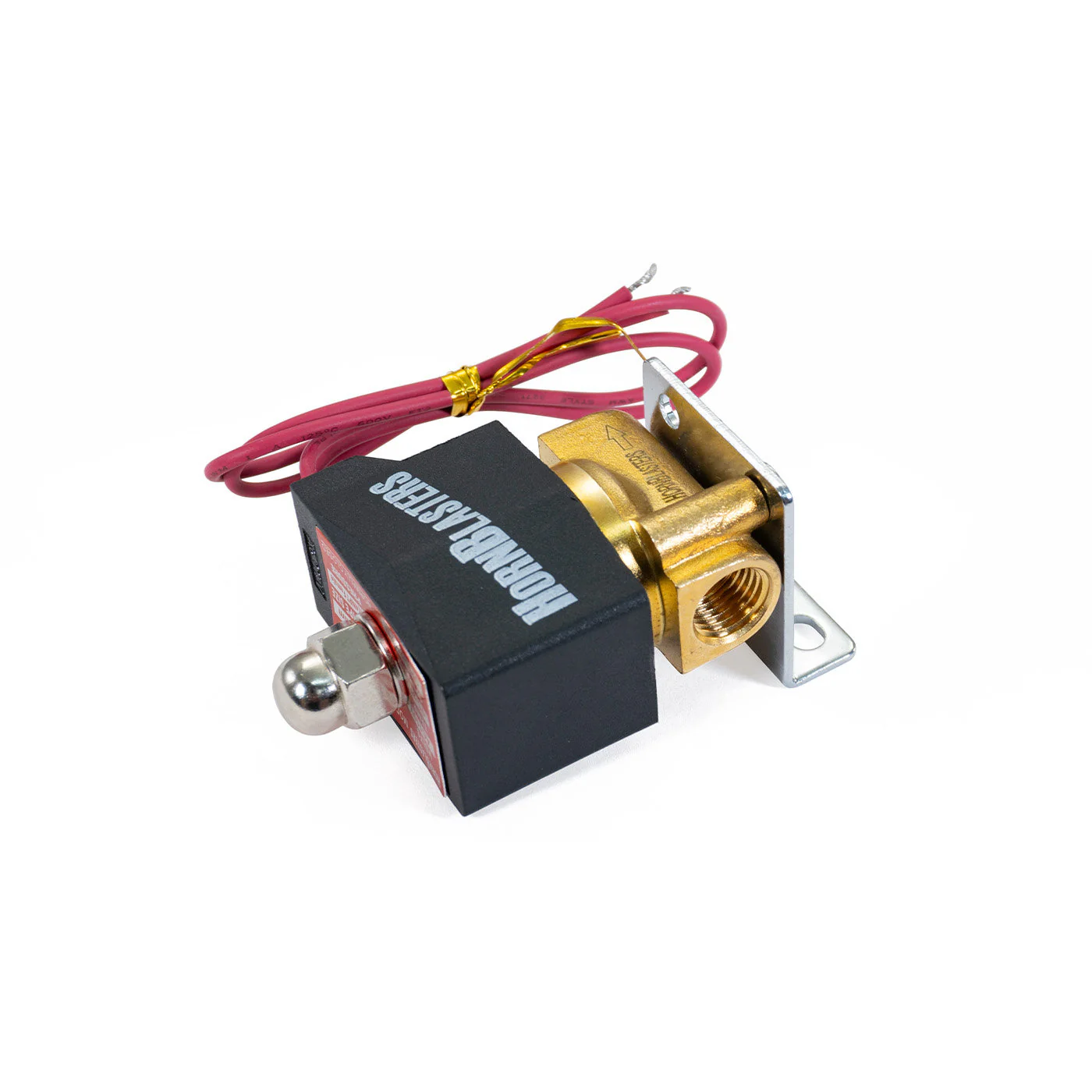 HornBlasters Brass 1/4" 110 Volt Electric Air Valve - Image 2
