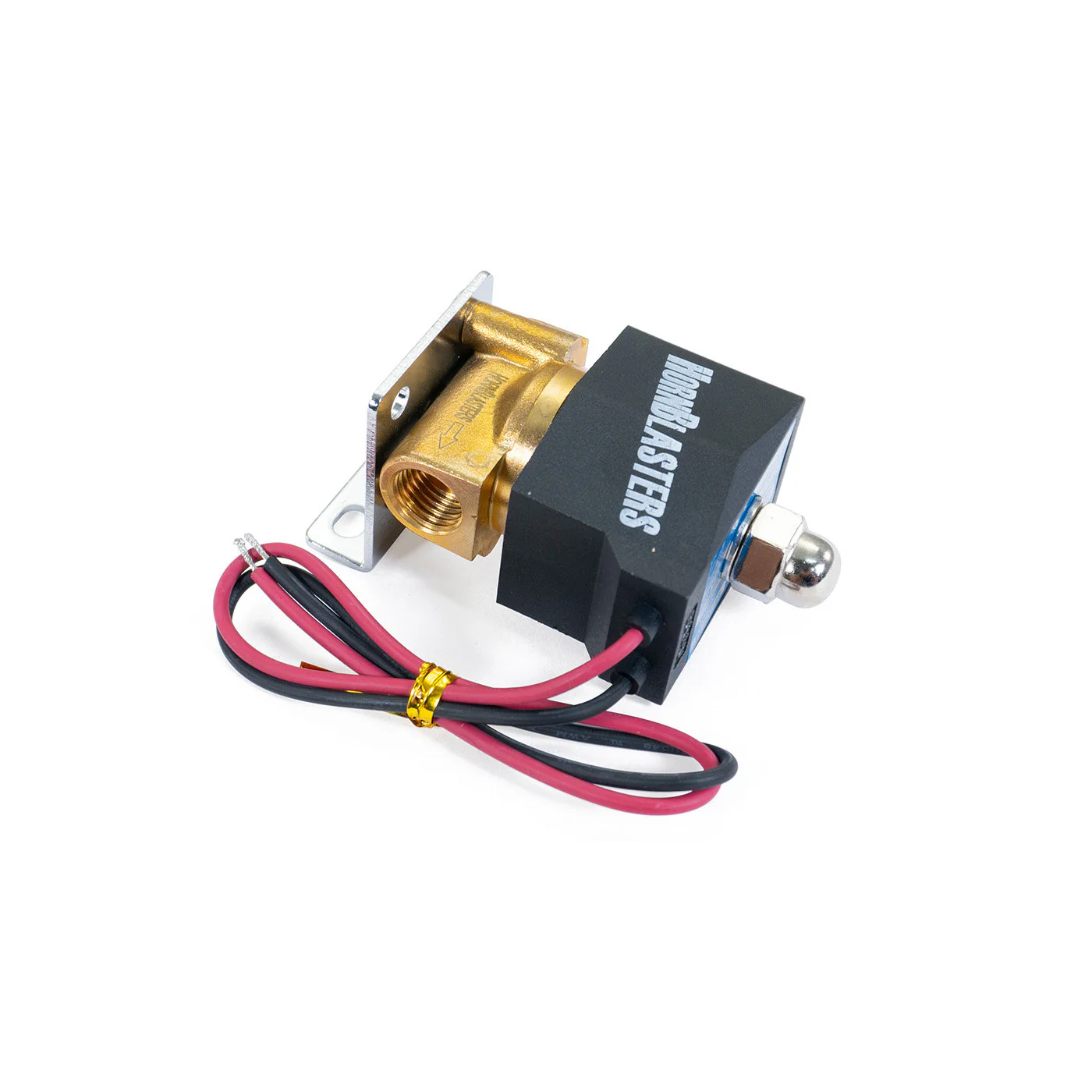 HornBlasters Brass 1/4" 24 Volt Electric Air Valve - Image 3