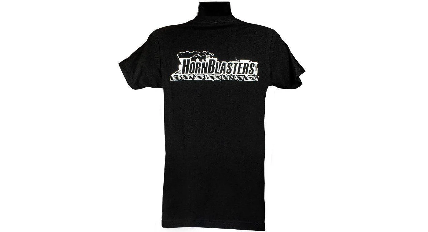 HornBlasters LOUD AF Black T-Shirt - Image 3
