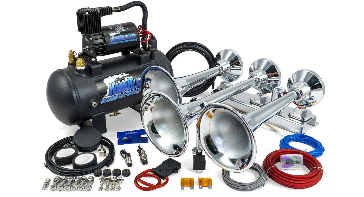 OPEN BOX Flatlaw 127H Train Horn Kit - Image 2